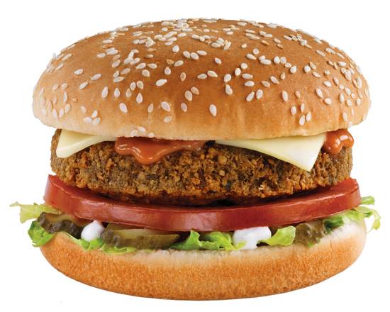 Falafel Fried Burger Meal