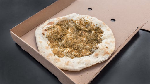 Garlic Bread with stuffed Green Pesto Crust