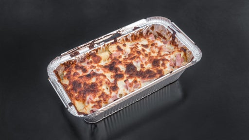 Pasta Al Forno in Besciamella Sauce With Ham