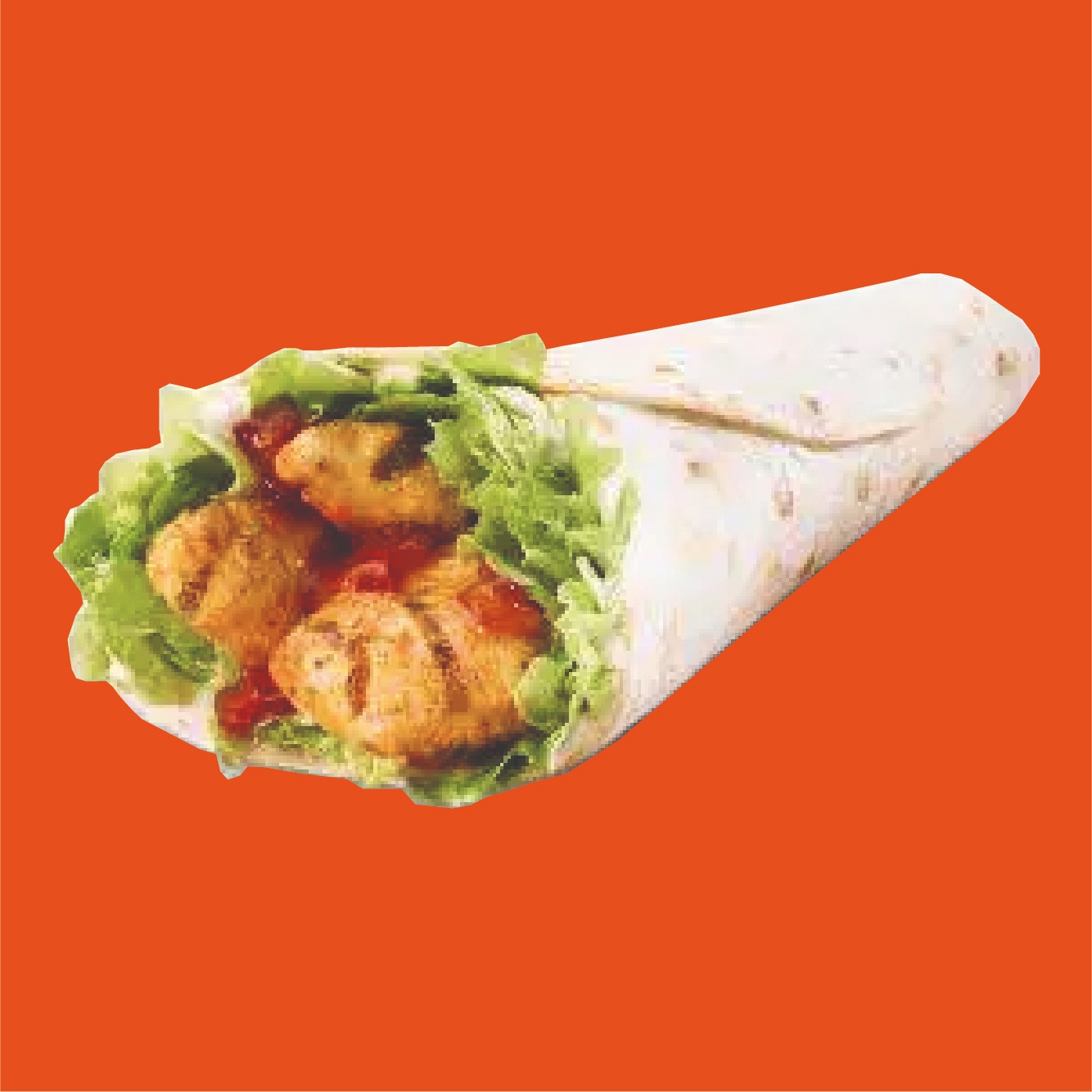 FLAMING CHICKEN WRAP SINGLE