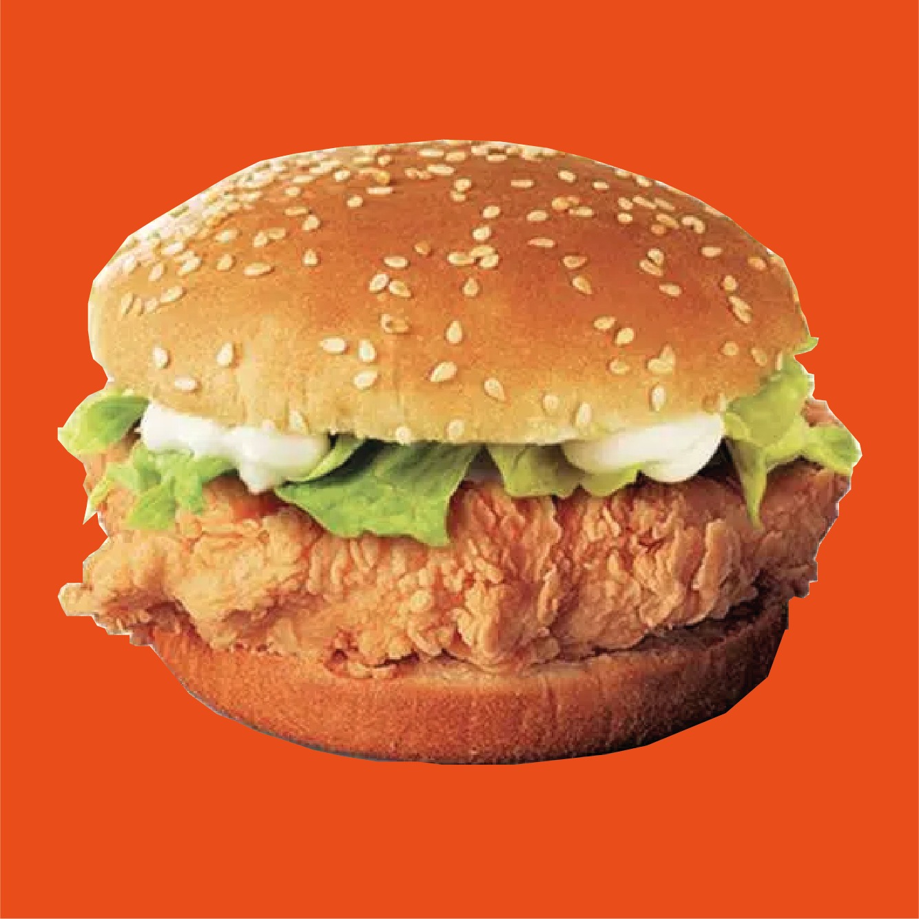 HOT N SPICY CHICKEN BURGER SINGLE