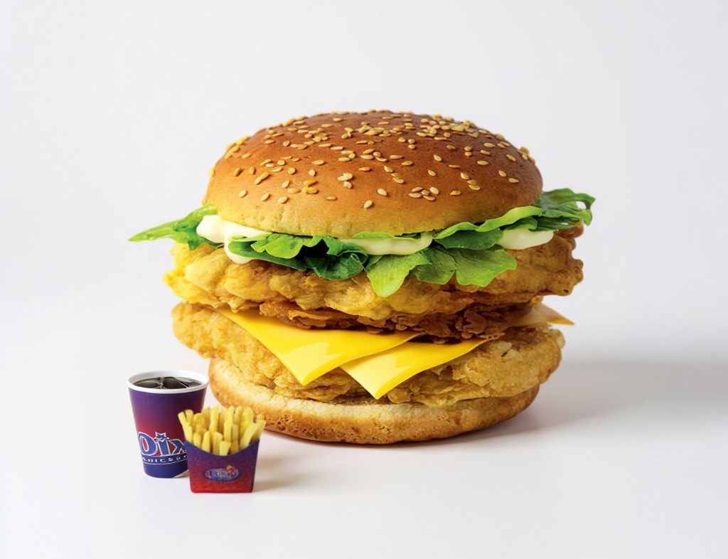 Double Decker Burger Meal