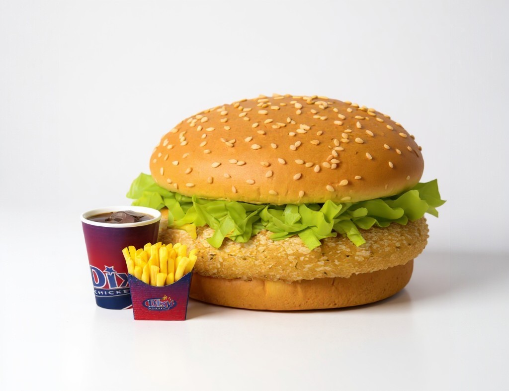 Chicken Steak Burger Meal