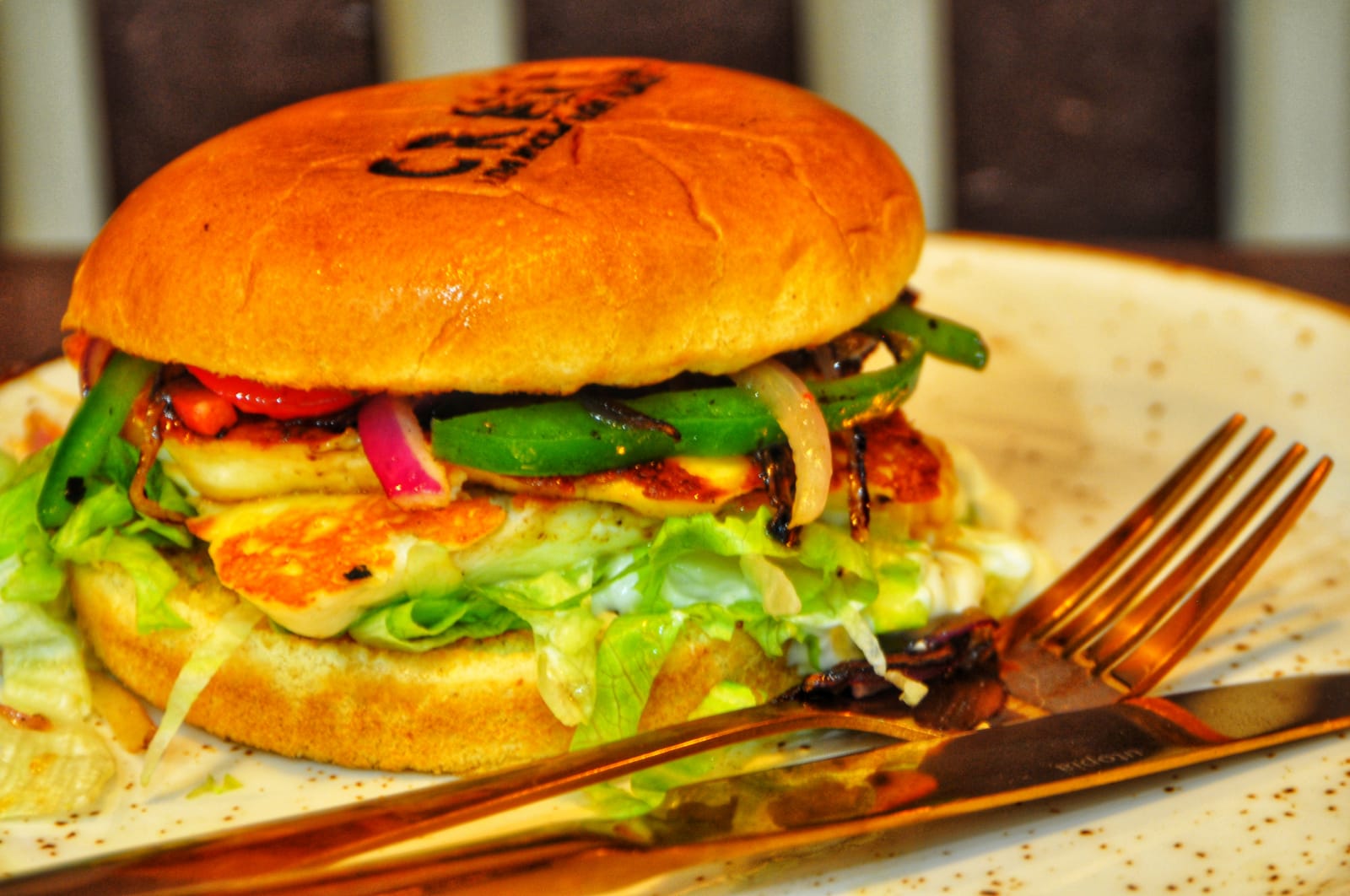Hipster Halloumi Burger Meal