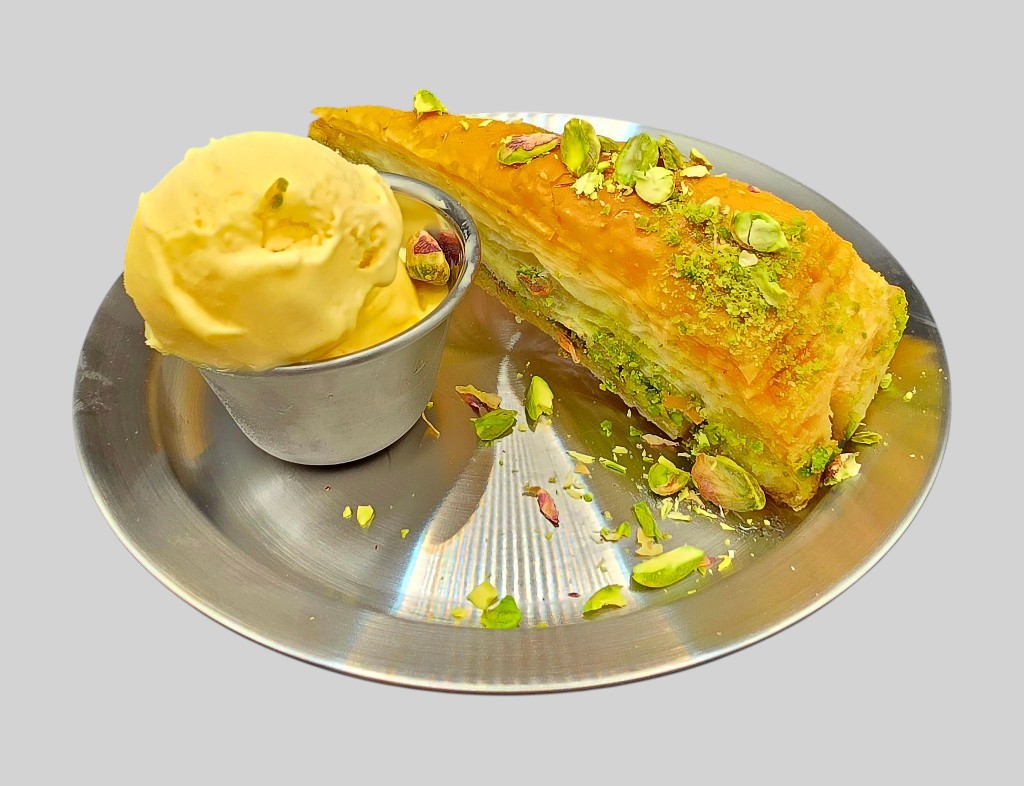 Baklava With Ice Cream