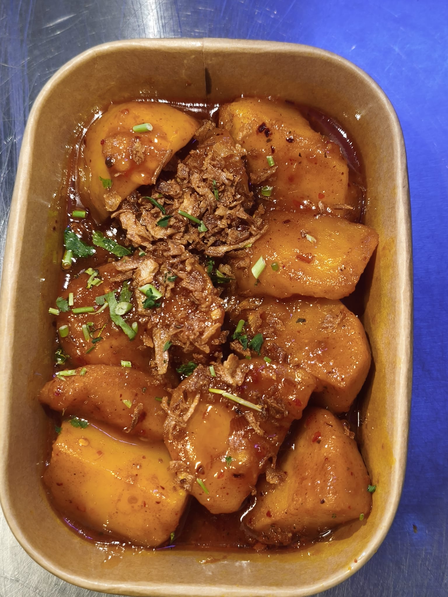 Honey Chilli Potatoes 