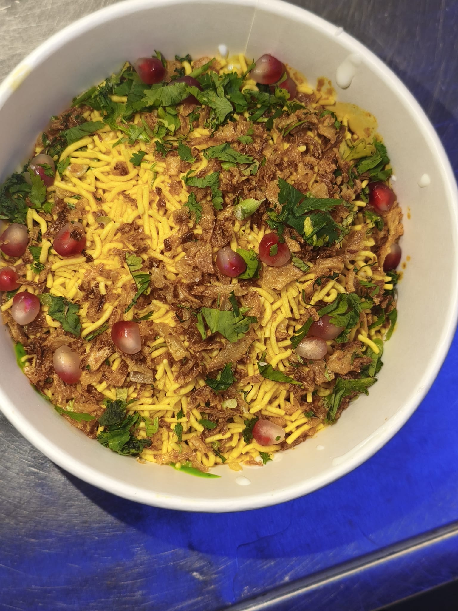 Chaotic Aloo Tikki Chana Chaat