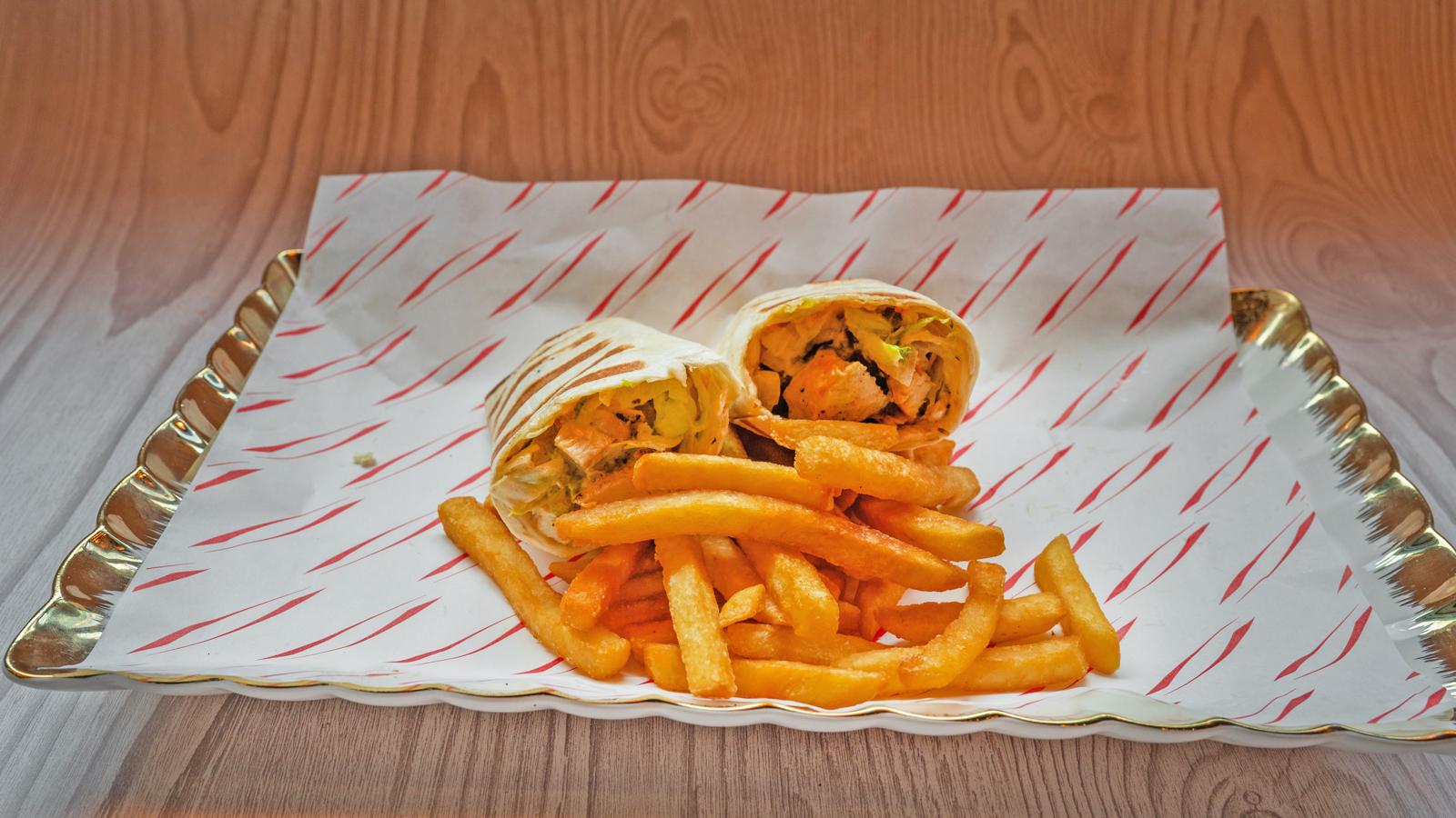 Shawarma Fillet Wrap Meal