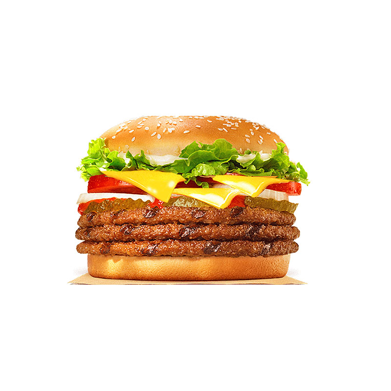 Triple Beef Flame Burger Meal