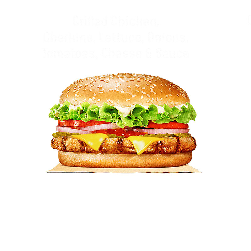 Chicken Flame Burger Meal